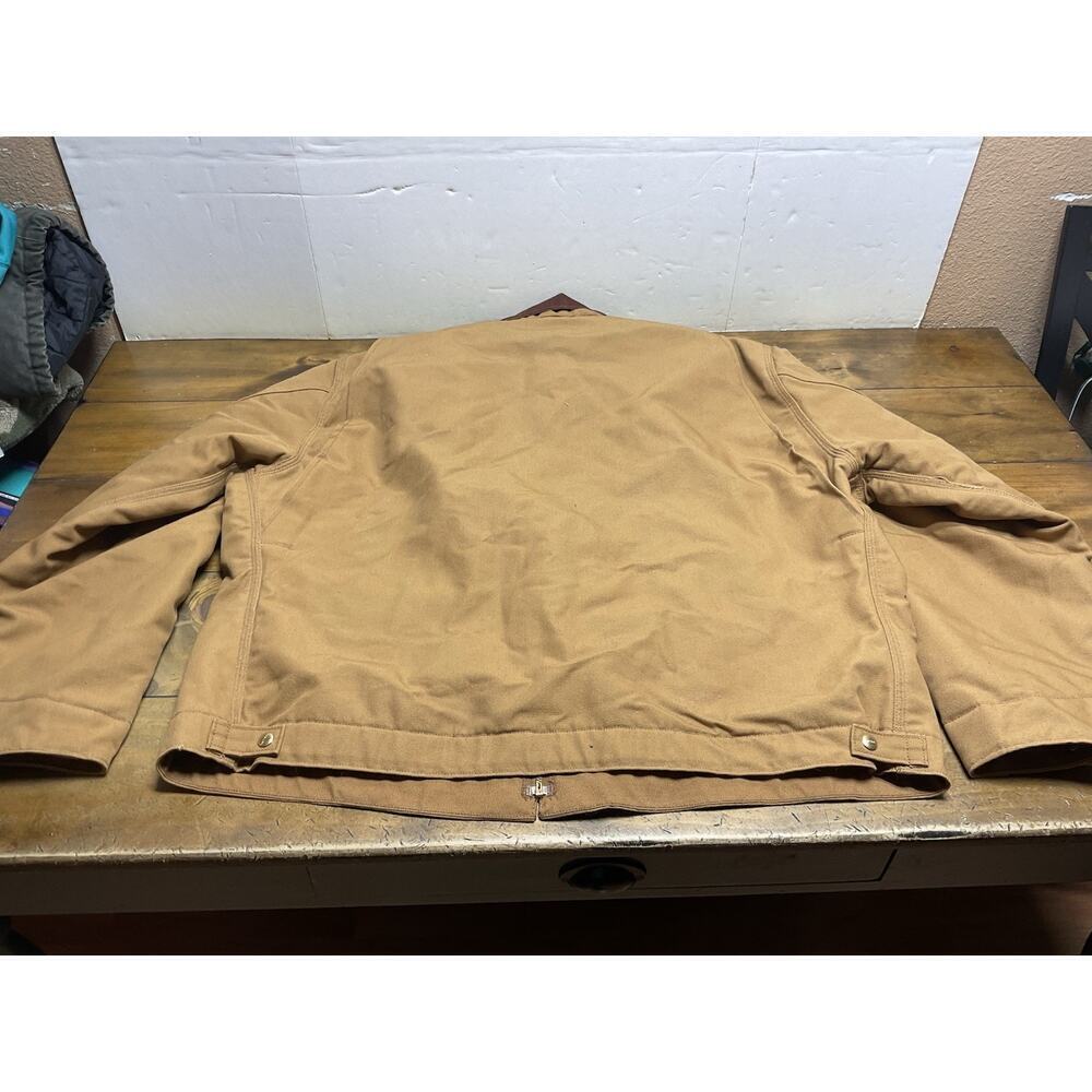 Carhartt Vintage Detroit J001 Mens Workwear Jacket Size 3XL Tall Blanket Lined - Picture 14 of 16